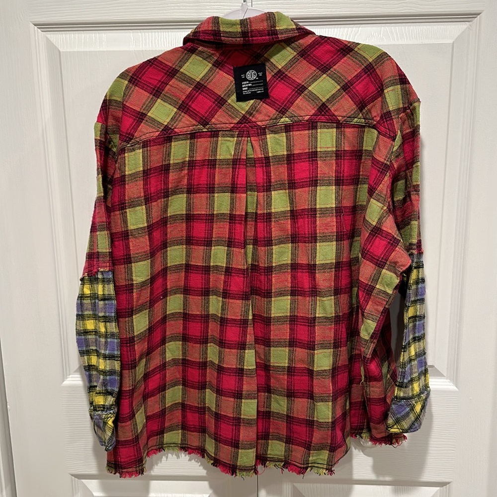 Urban Outfitters Red and Yellow Plaid Button Down Shirt - Picture 6 of 6
